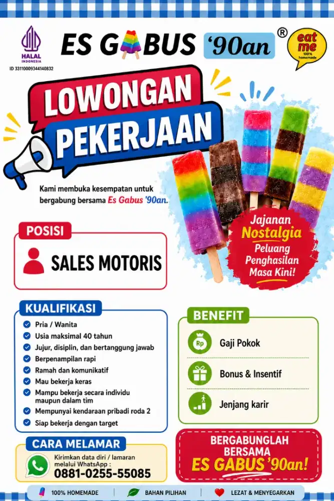 Lowongan Pekerjaan Es Gabus '90an