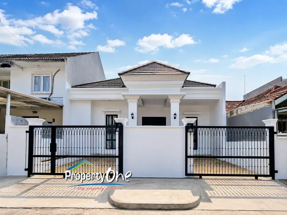 Jual Rumah 1 Lantai Full Renov di Kencana Loka, SHM, Dekat Akses ke Pasar Modern BSD, Stasiun KRL Rawa Buntu, Sekolah Favorit & Akses Tol