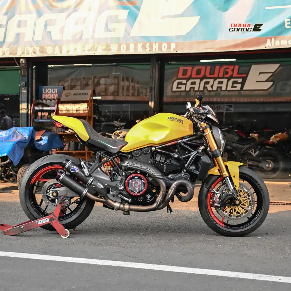 DUCATI MONSTER 821 KUNING 2018 FULL SPEK HEDON