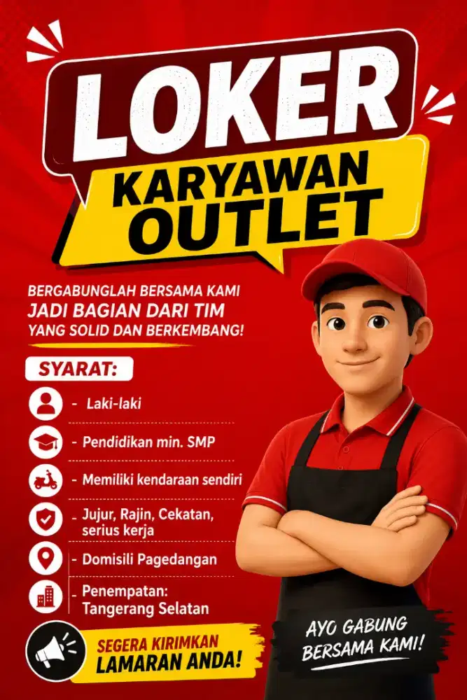 Lowongan pekerjaan Crew outlet