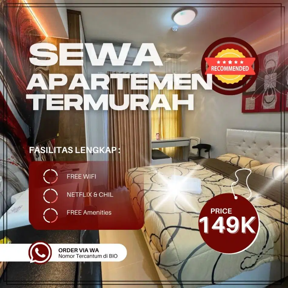 Sewa Apartemen SENTRA TIMUR Jakarta Cakung Harian/Transit Termurah