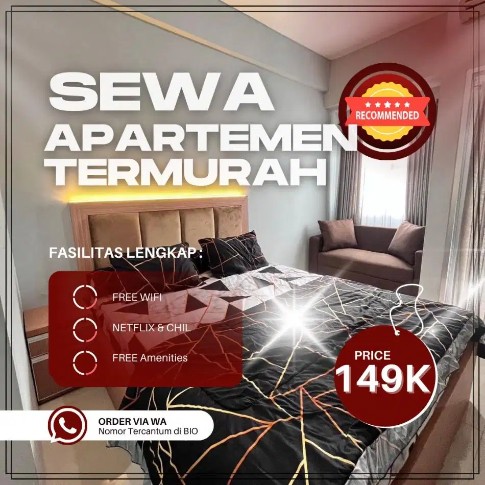 Sewa Apartemen Sayana Harapan Indah Bekasi Harian/Transit Termurah