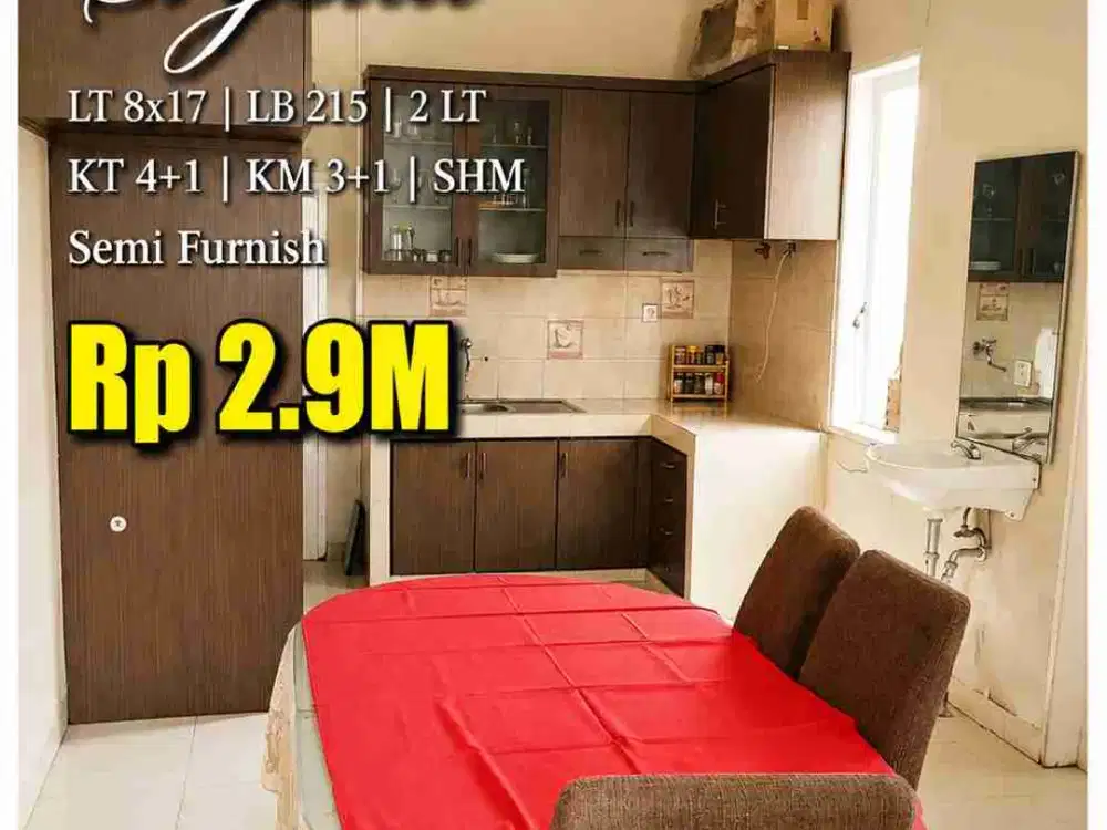 Wilson Dijual rumah semi furnish cluster crystal gading serpong