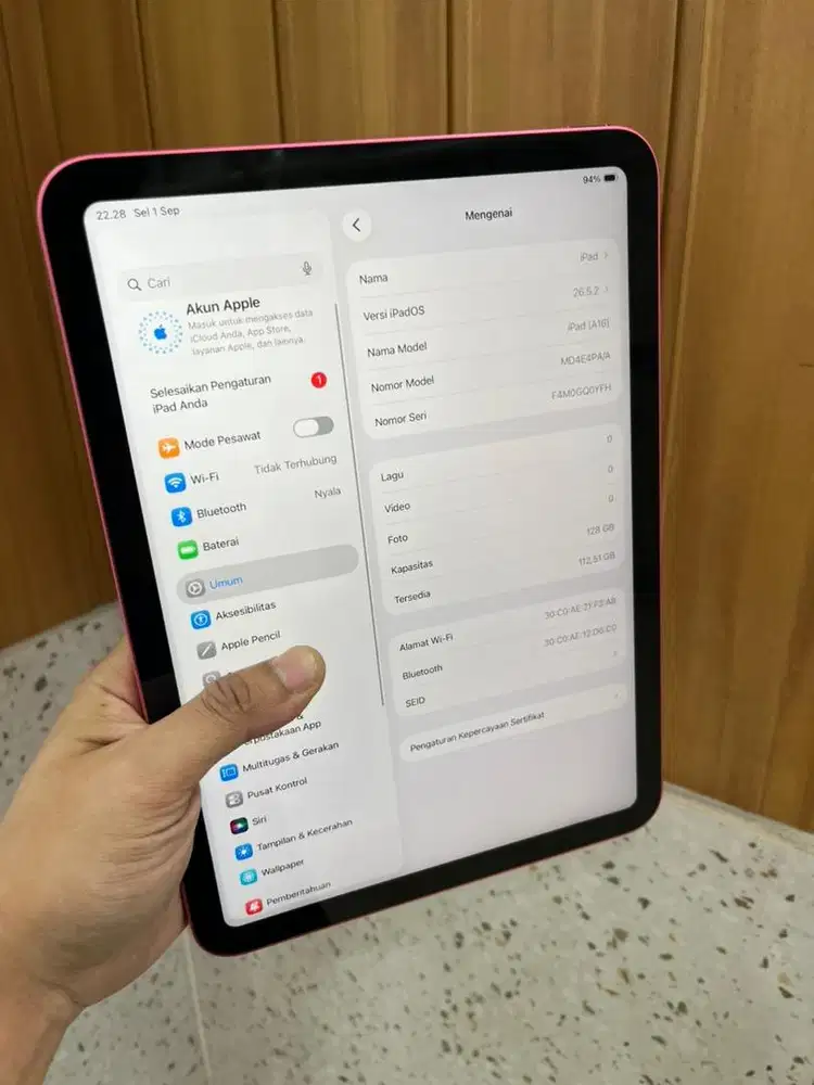 ipad gen 11 128 second ibox