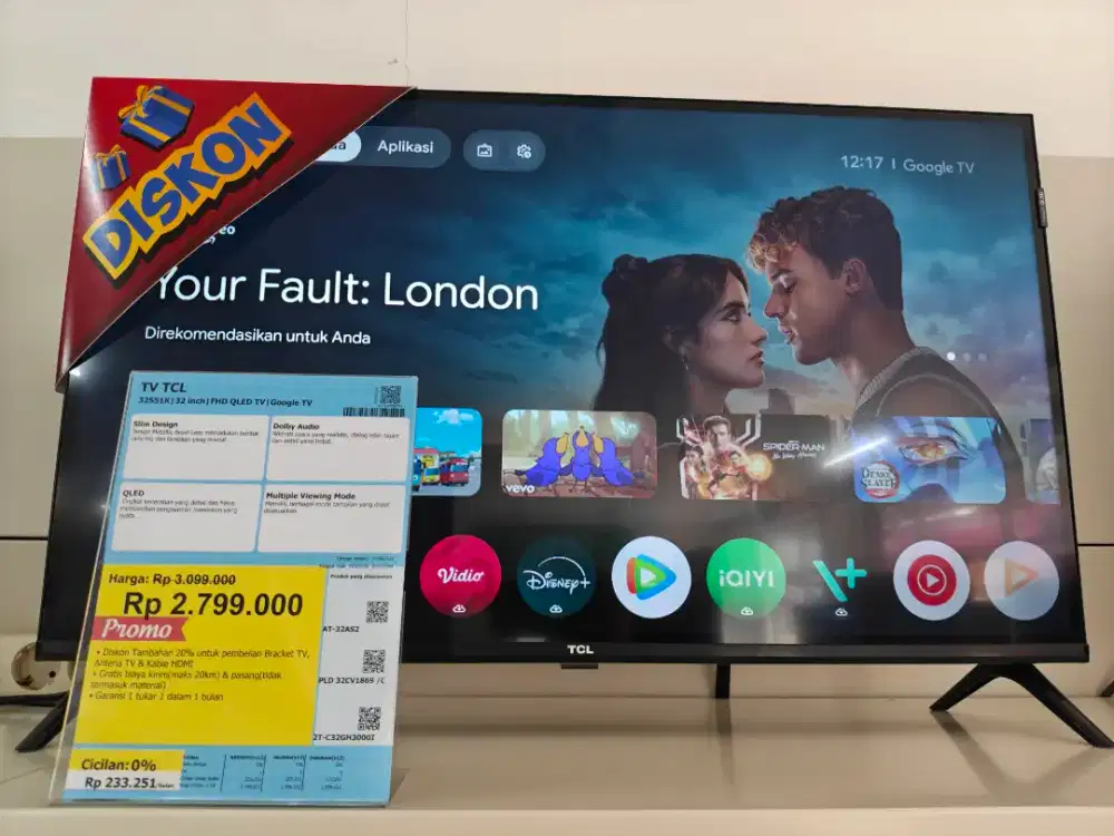 TV TCL 32INC QLED