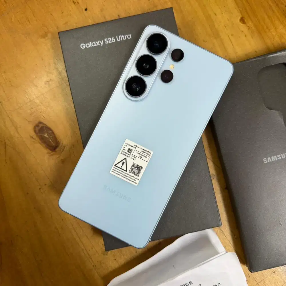 Like new Samsung S26 ultra 5G 256GB Blue Garansi resmi agustus 2027
