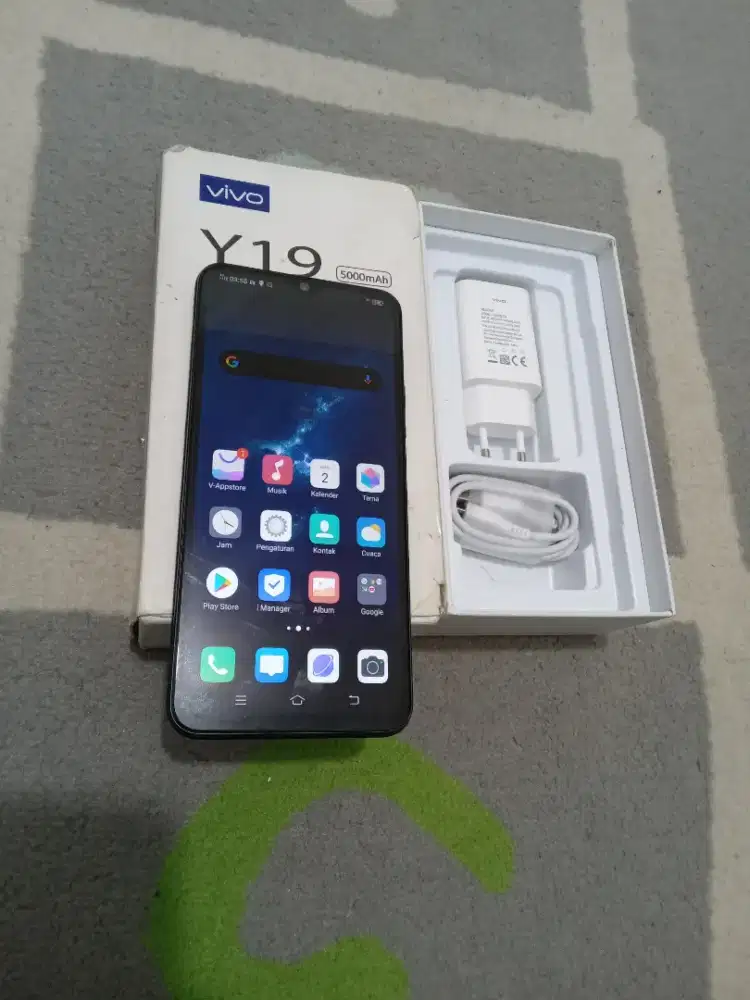 VIVO Y19 Ram 8GB fulset ^hitam^
