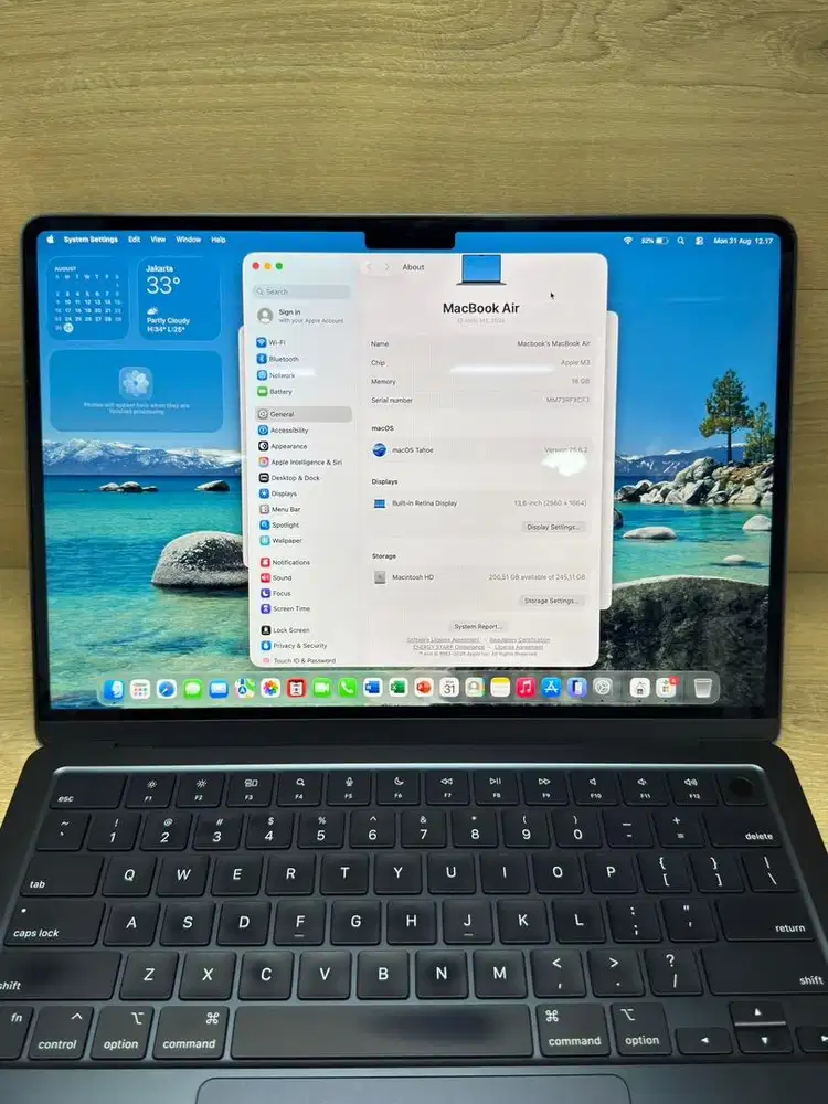 Macbook Air M3 13 Inch 2024