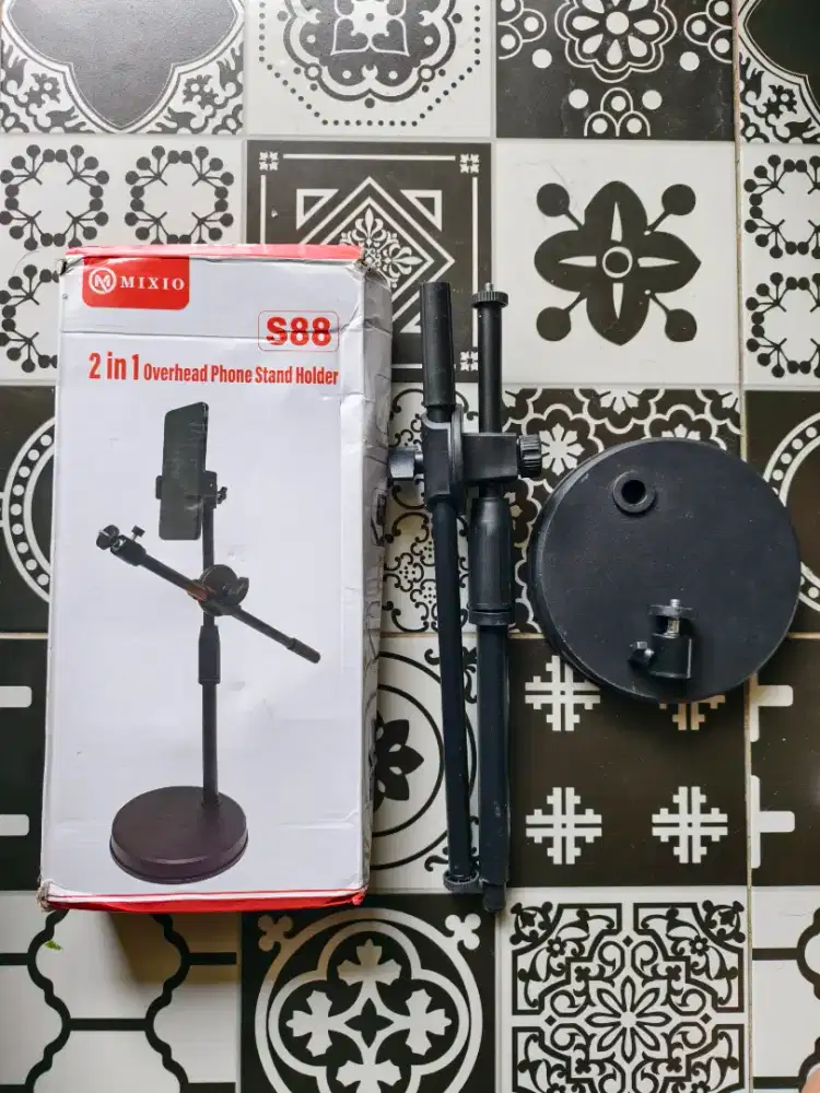 Mixio S88 2 in 1 Overhead Phone Stand Holder: