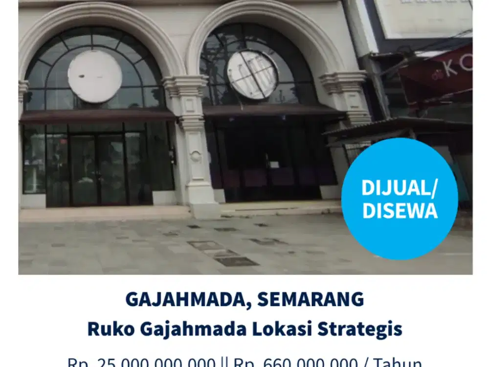 Kesempatan Langka CBD Gajahmada! Ruko / Mini Building 5 Lantai (LT 172m² / LB 602m²) – Ready Jual & Sewa