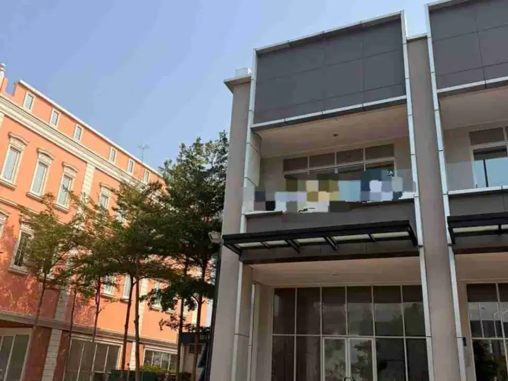 sewa ruko marina bay pik2 6x20 2 lantai jalan boulevard