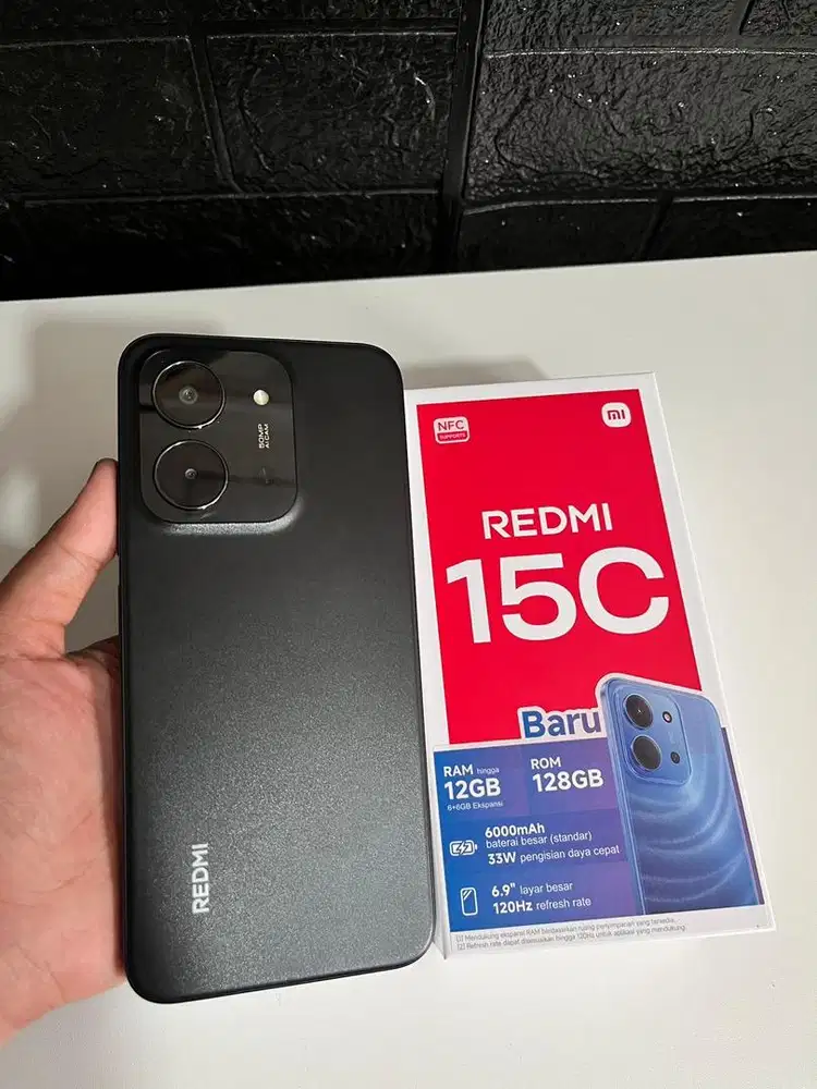 Redmi 15c 6/128gb NFC fullset like new