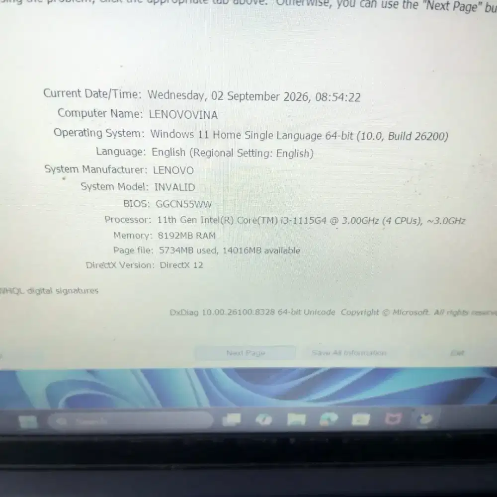 Lenovo Ideapad 
SLim 3