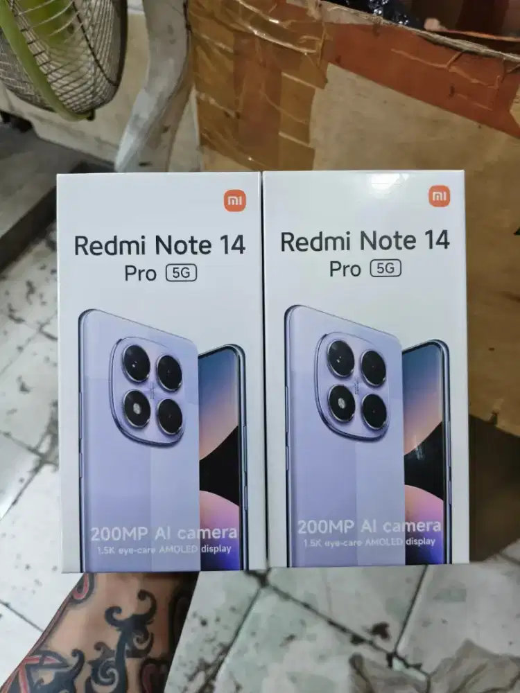 XIAOMI REDMI NOTE 14 pro 5G NFC RAM 8GB/256GB GARANSI RESMI