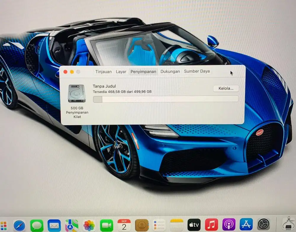 Macbook Pro touchbar 132020 Penyimpanan 512GB