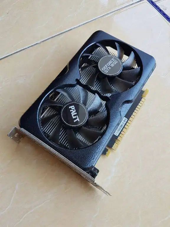 VGA Nvidia GTX 1650 4gb 128bit GDDR6 DX12 Palit dual fan