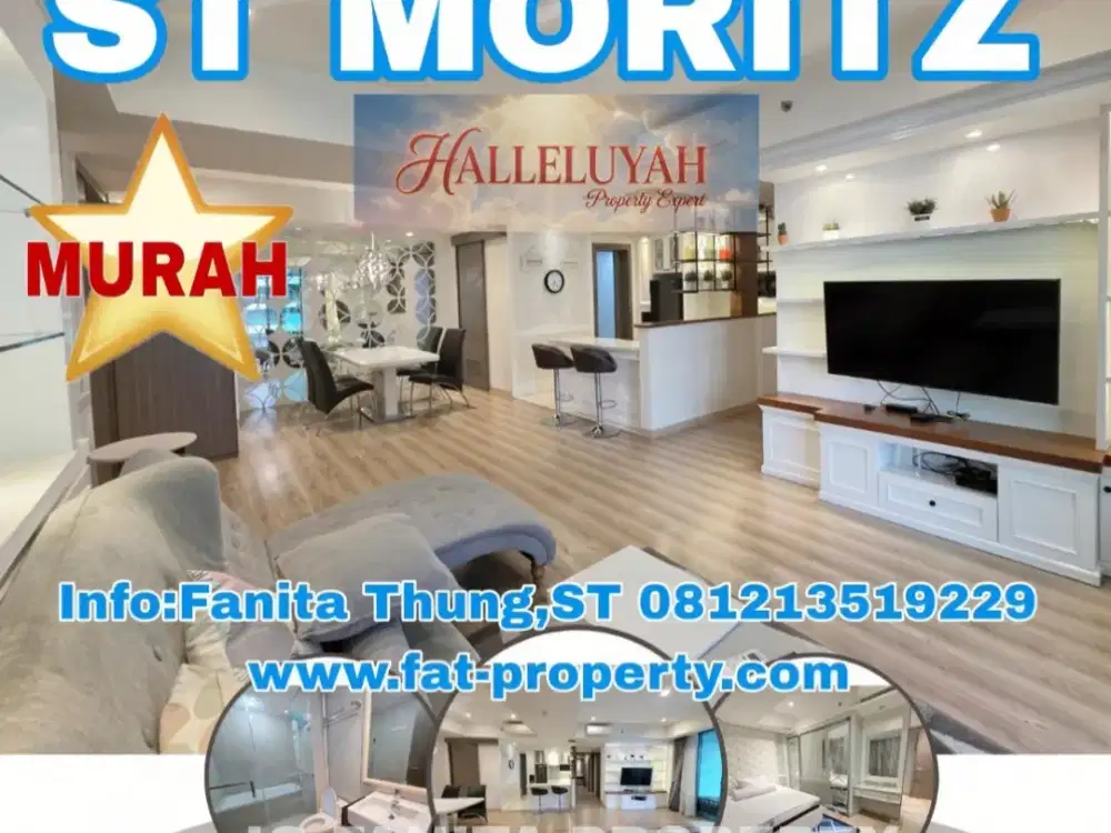 Dijual/disewakan Apartment ST MORITZ Tower New Ambasador, tower paling high end dan terbaru serta paling strategis di tengah2 mal.