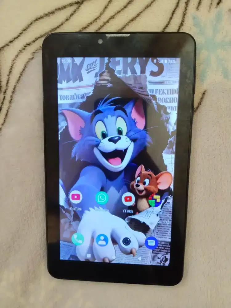 Tablet evercoss win 4G layar 7in ram 3/32 sosmed,game, kasir ok bgt