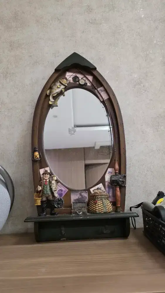 Cermin Dinding Vintage / Rustic