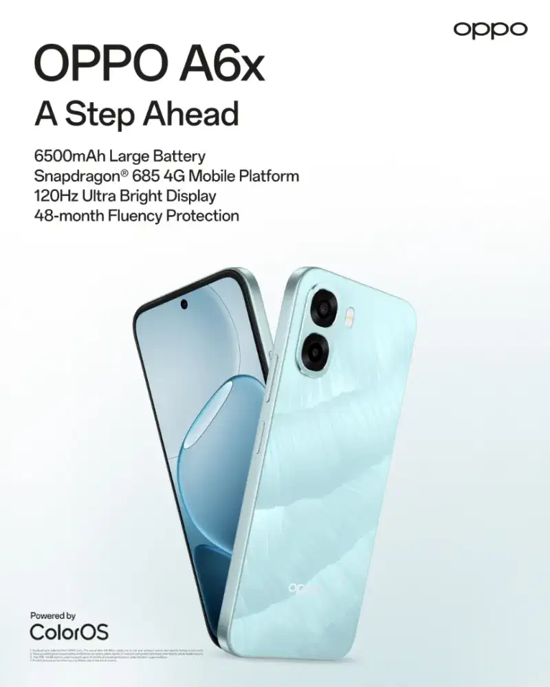 Oppo A6x 8+16 (24/128Gb) Harga Ambyar Langsung Kepoin!