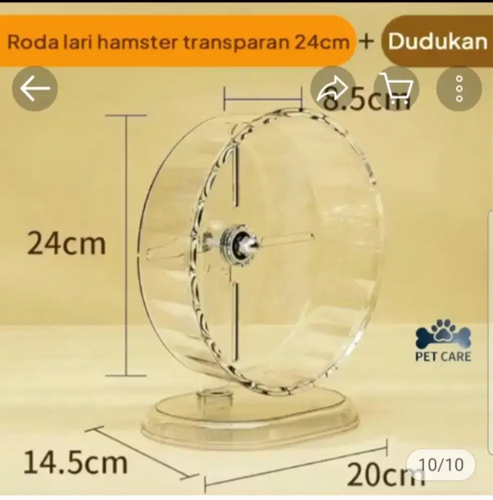 Mainan kincir utk hamster/mini landal