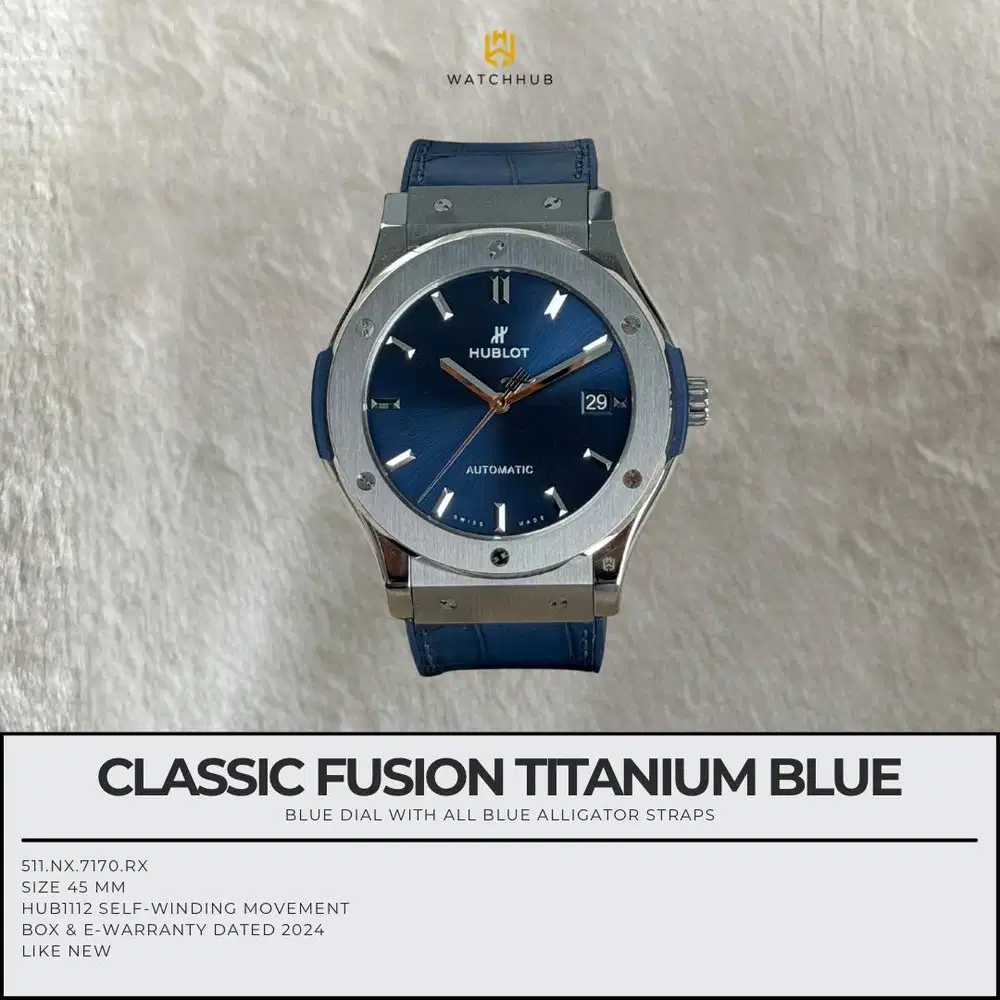 Classic Fusion Titanium Blue 511.NX.7170.RX