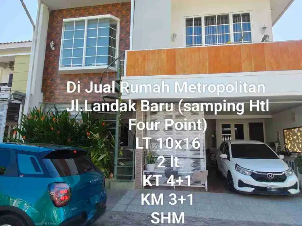 Dijual Rumah 2 lt di Metropolitan Residence Jl. Andi Djemma Makassar
