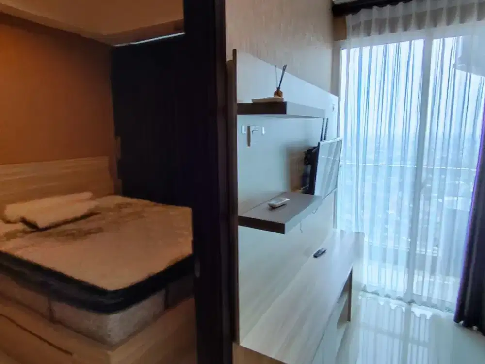 Disewakan Apartemen Puri Mansion Dengan 1 Kamar Tidur Kondisi Furnish Dengan Harga Termurah 39 Juta/Tahun NET