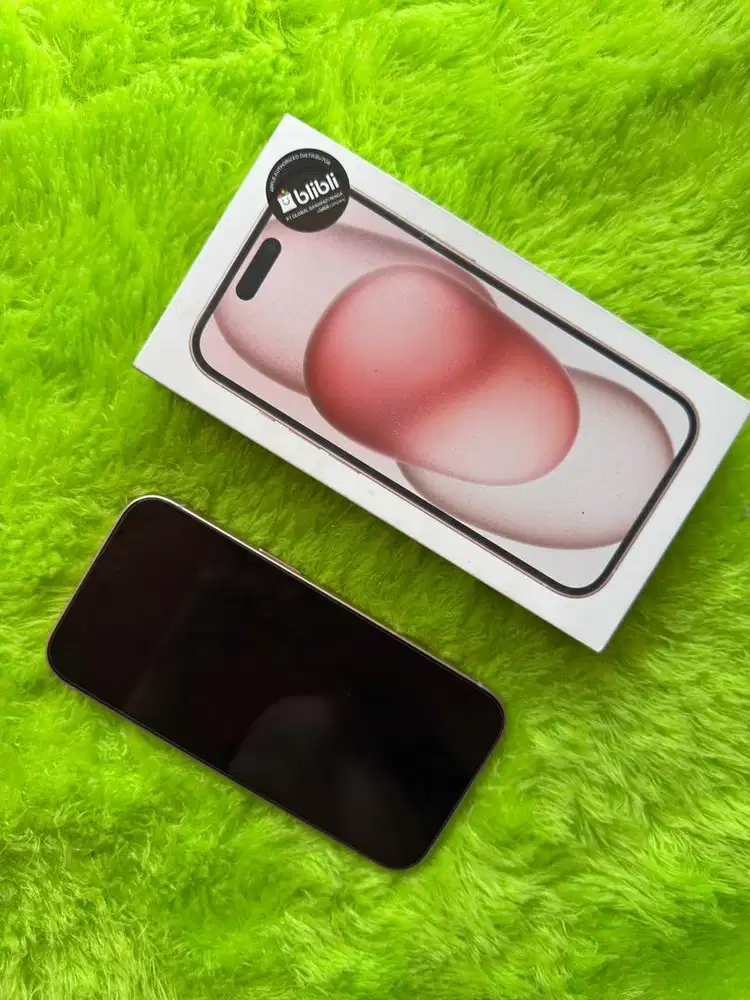 iphone 15 128gb pink resmi blibli