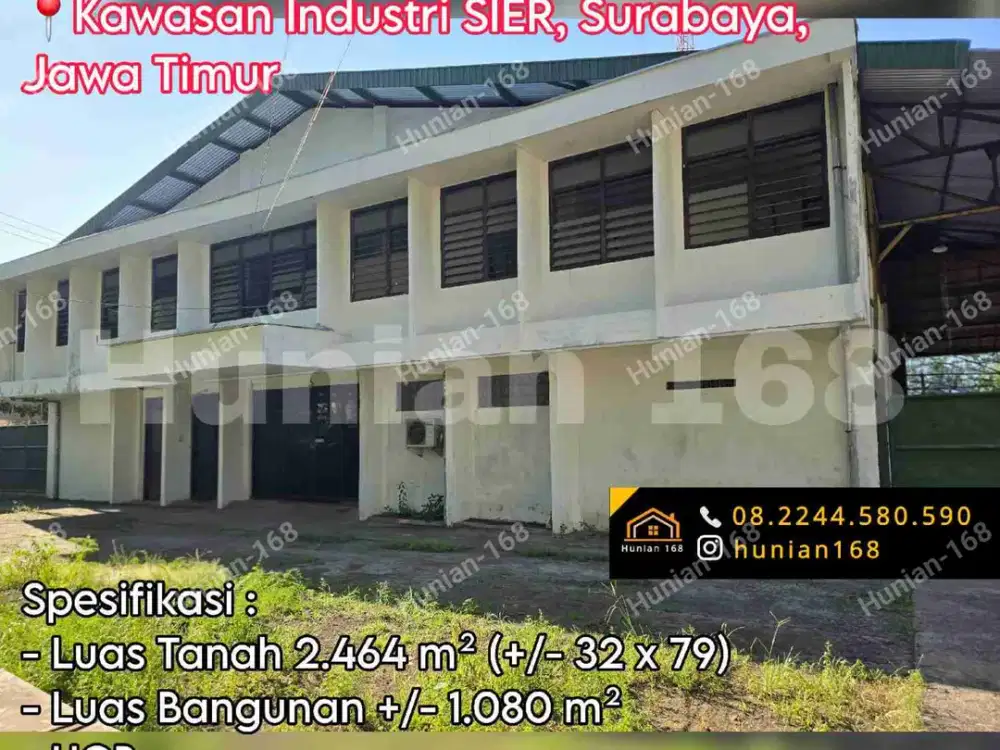 Gudang Kawasan Industri Sier Rungkut Brebek Berbek Surabaya Pier Tanah Kavling Pergudangan