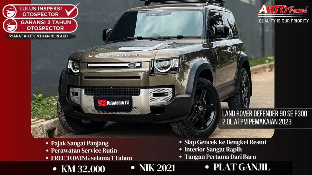 KM 33RB Land Rover Defender 90 SE P300 2.0L ATPM NIK 2021