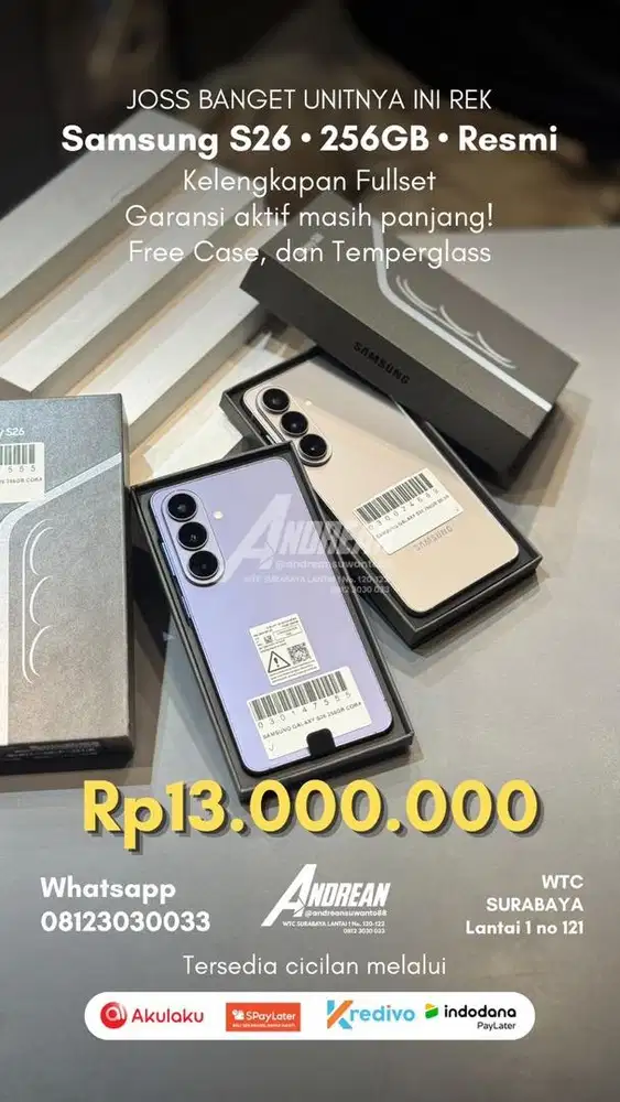 SECOND SAMSUNG GALAXY S26 256GB