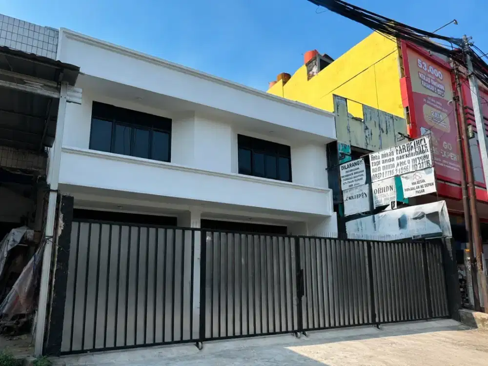 Disewakan 2 Ruko 2 Lantai Kalimalang Raya, Lokasi Strategis Hadap Selatan – Mulai Rp200 Juta/Tahun
