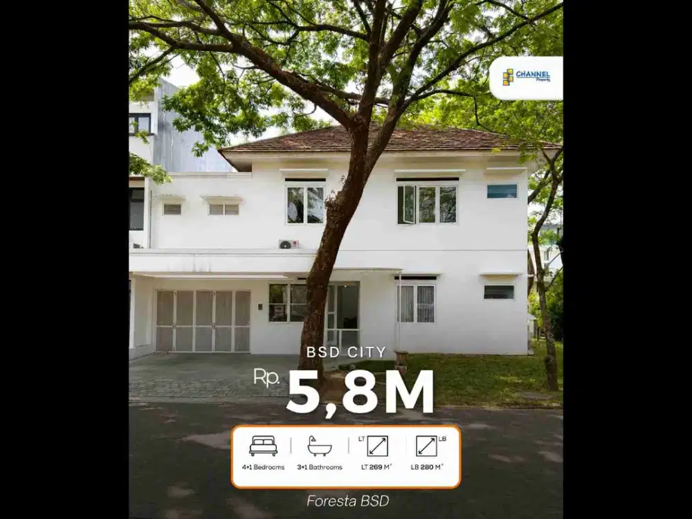 JUAL Rumah Hoek Siap Huni Dekat AEON Mall BSD Foresta, An