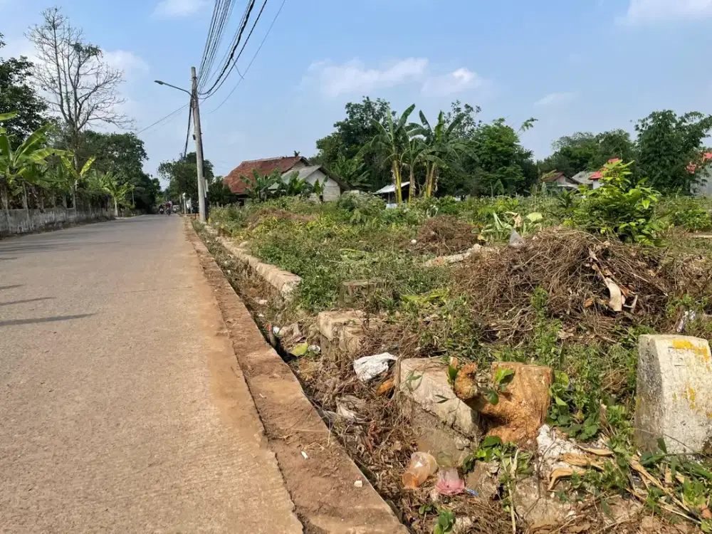 Tanah Cisauk SHM 100Jtan - Pinggir Jalan Cocok Invest/Hunian - 10 Menit Stasiun Jatake