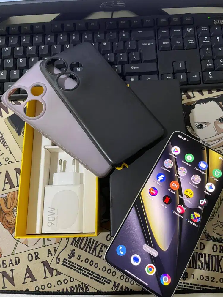 Poco F6 12 512Gb Titanium No Minus Fullset Resmi Garansi