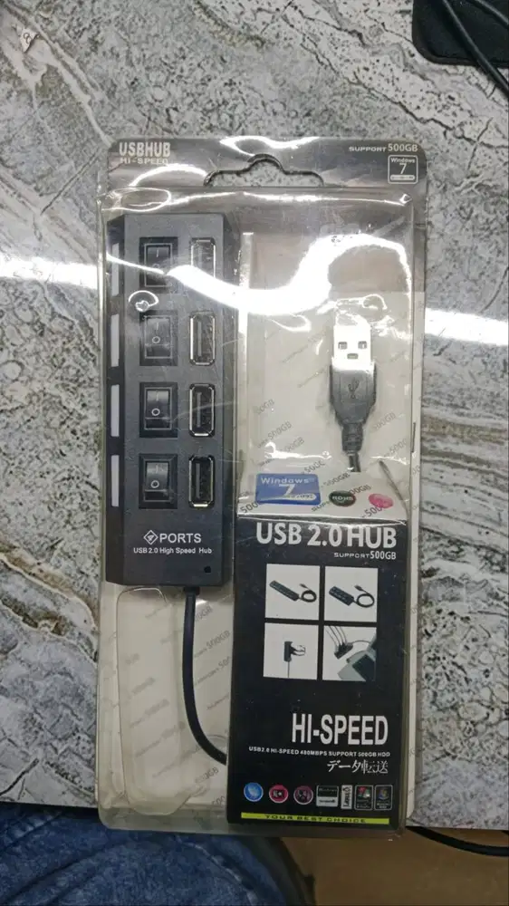 USB 2.0 Hub 4 Port – Hi-Speed