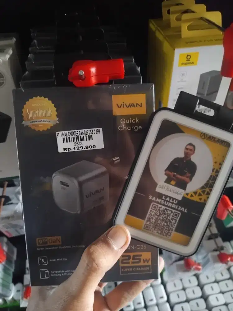 VIVAN CHARGER GAN -Q25 USB C 25W| ATLANTIS DAHSYAT