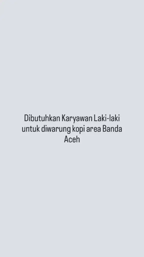 Karyawan untuk Warkop