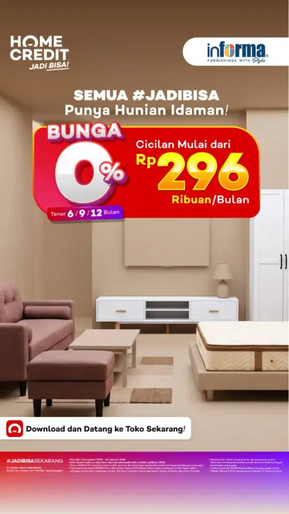 Kredit Furniture Tanpa Kartu Kredit