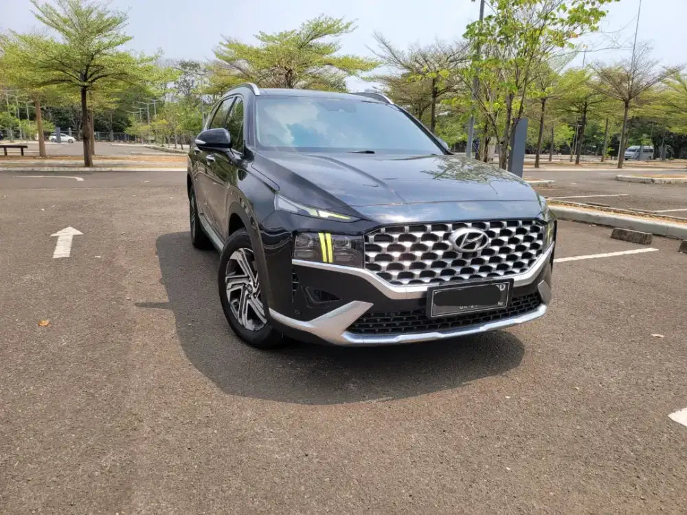 hyundai santa fe 2022 hitam
