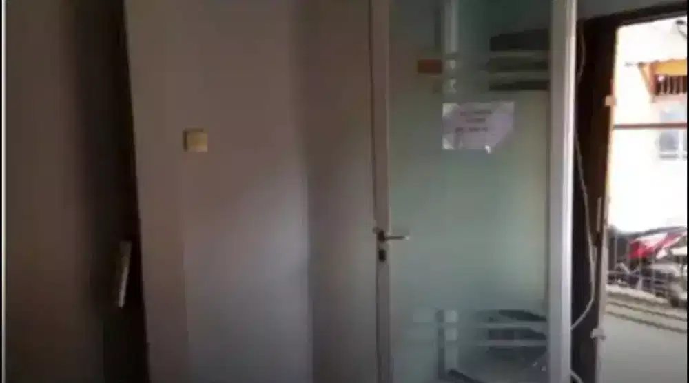 Pintu Kaca Kusen Alumunium + Kaca Mati Ceger TMII JakTim