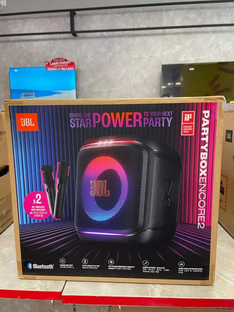 JBL PARTYBOX ENCORE 2 - 2 WIRELESS MICROPHONE