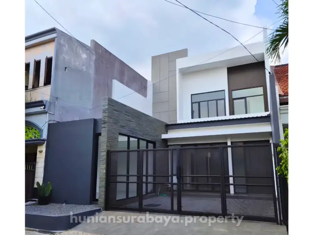 Rumah 2 Lantai Pandugo Rungkut Surabaya Timur, Row 3 Mobil - 5 KT Siap Huni