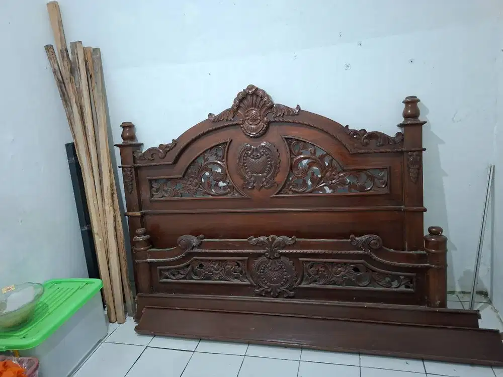 Jual Dipan Kasur Jati luas 180×200