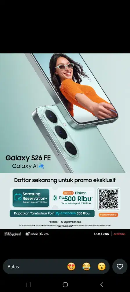 New galaxy S26FE