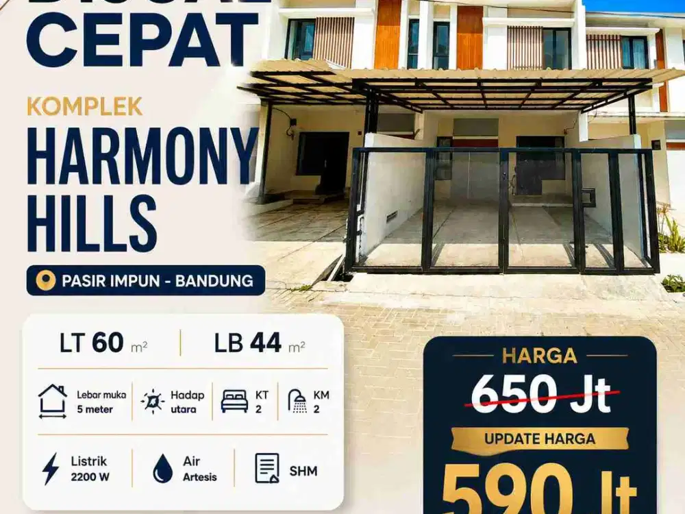 Rumah minimalis di Pasir Impun, Bandung