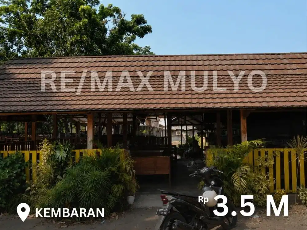 Dijual Tanah + Bangunan Luas Cocok Untuk Usaha Kuliner Area Kembaran