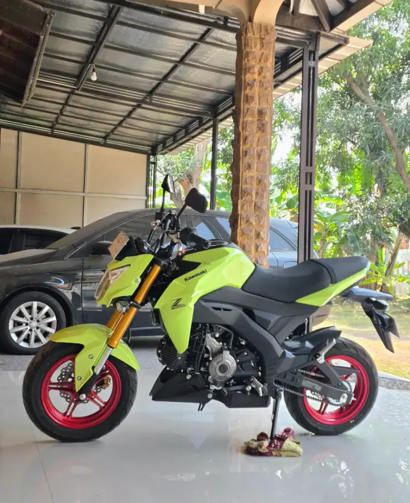 Kawasaki Z125 Pro 2026 KM belum 100
