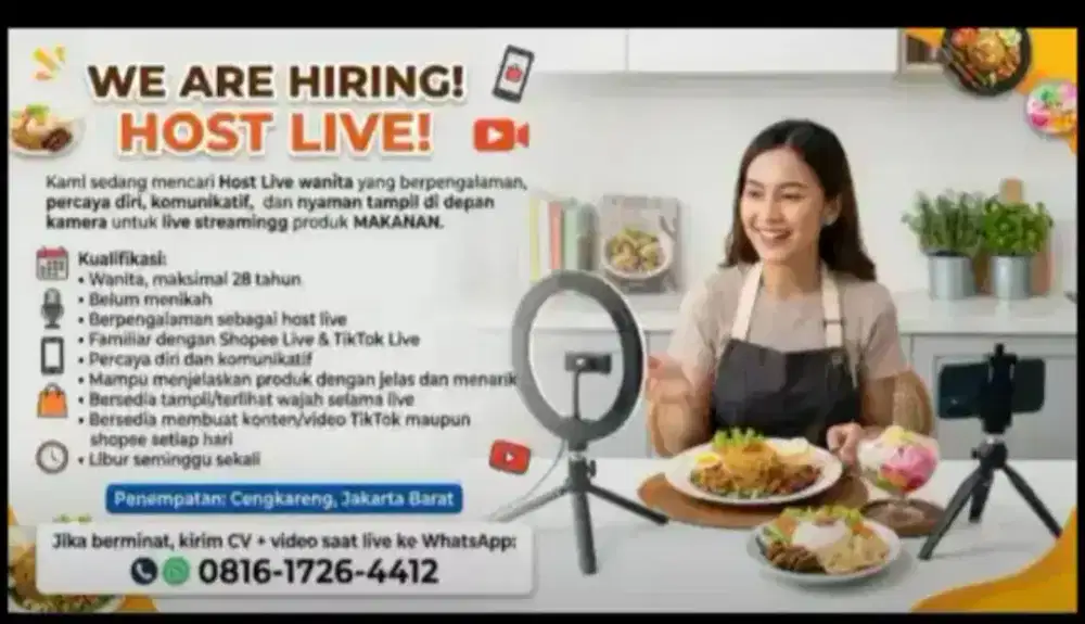 HOST LIVE STREAMING